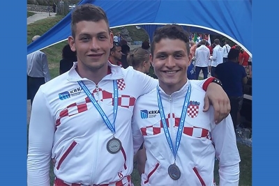 Jadran i Matej Zonjić osvojili srebro na europskom prvenstvu u kajak-kanu u Skopju