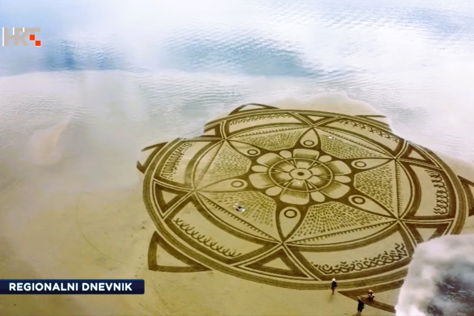VIDEO Sand Art festival na Ušću Neretve