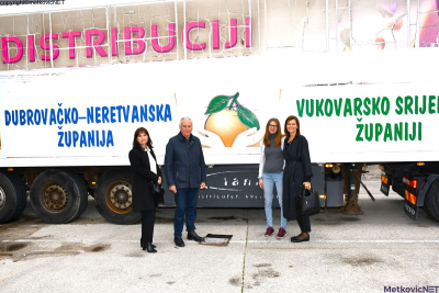 Četrnaestu godinu zaredom naša županija donirala mandarine Vukovarsko-srijemskoj županiji