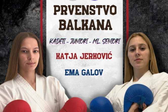  Juniorke Karate kluba Metković, Katja Jerković i Ema Galov, ponosno će predstavljati Hrvatsku na Prvenstvu Balkana