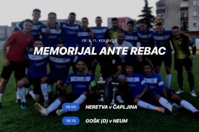 MEMORIJAL ANTE REBAC | 4. memorijal u čast pokojnog igrača NK Neretva - Ante Rebca