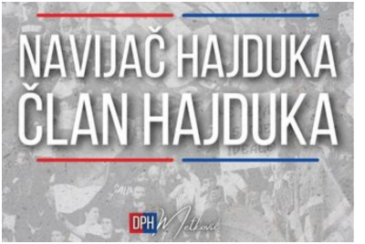 U nedjelju, 21. siječnja u organizaciji Društva prijatelja Hajduka Metković održat će se akcije učlanjivanja u HNK Hajduk Split