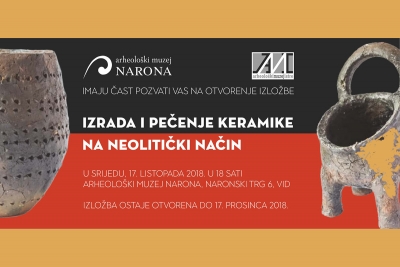 Arheološki muzej Narona: Izložba &#039;Izrada i pečenje keramike na neolitički način&#039;