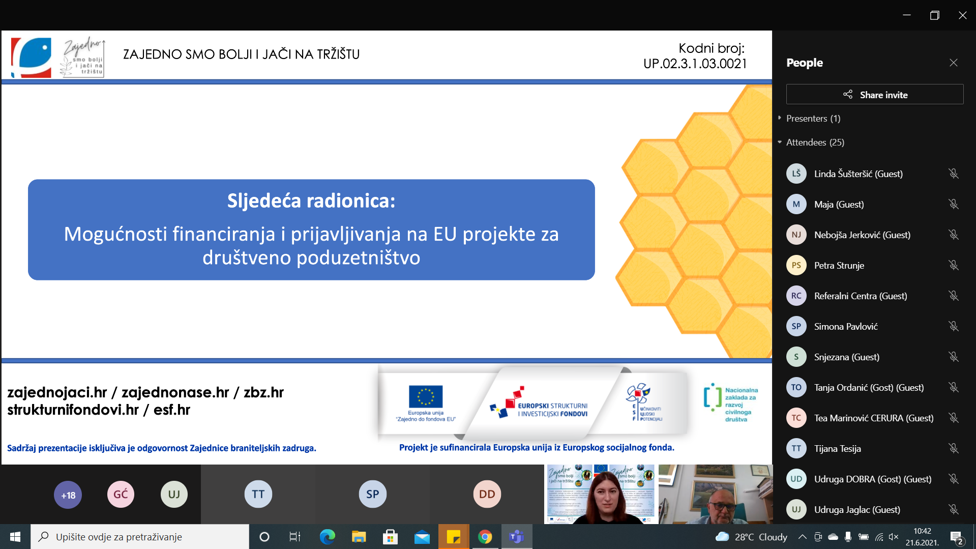 Informativni dogaaj EU - ZBZ 2