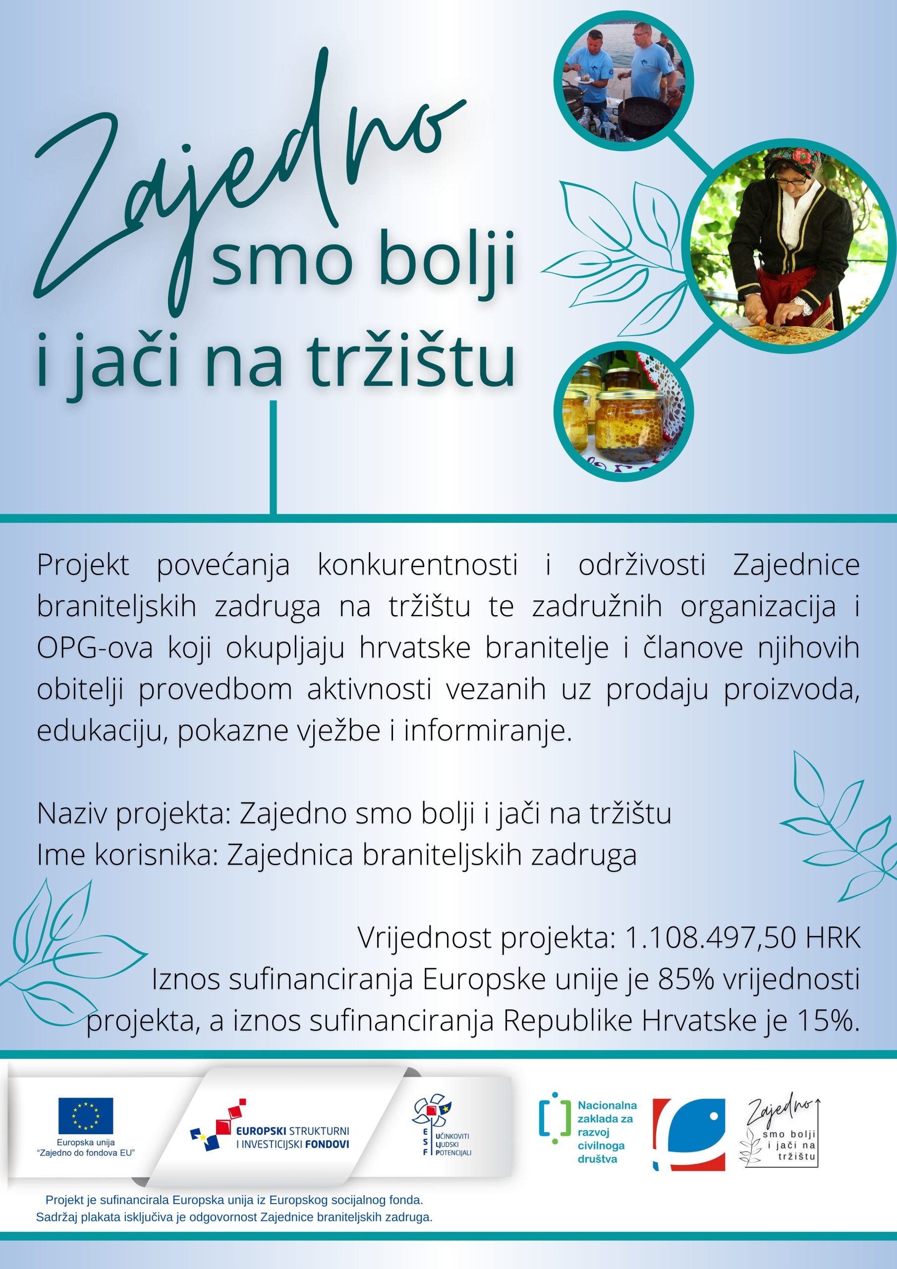 Plakat Zajedno smo bolji i jai na tritu 1 1 1 1 1